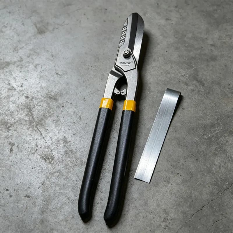 Cesoie Industriali Resistenti per Uso Domestico, Tagliametallo per Lamiere, Facili da Usare per Tagliare Fili, Cartone, Pelle, Ferro, Rete, Utensili Manuali