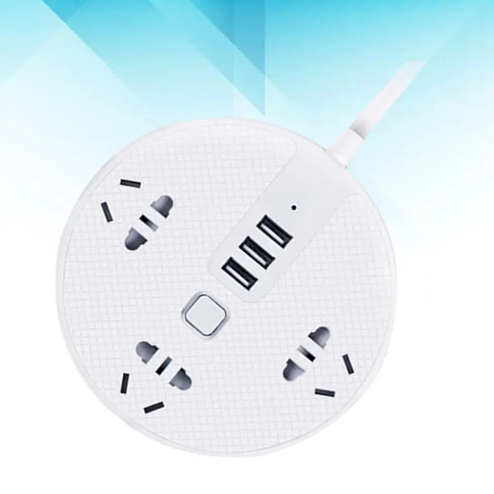 Multifunctional Climbing Wall Power Strip Tower USB Patch Board Universal Adapter Home Office Travel Use Original Plug 3 USB
