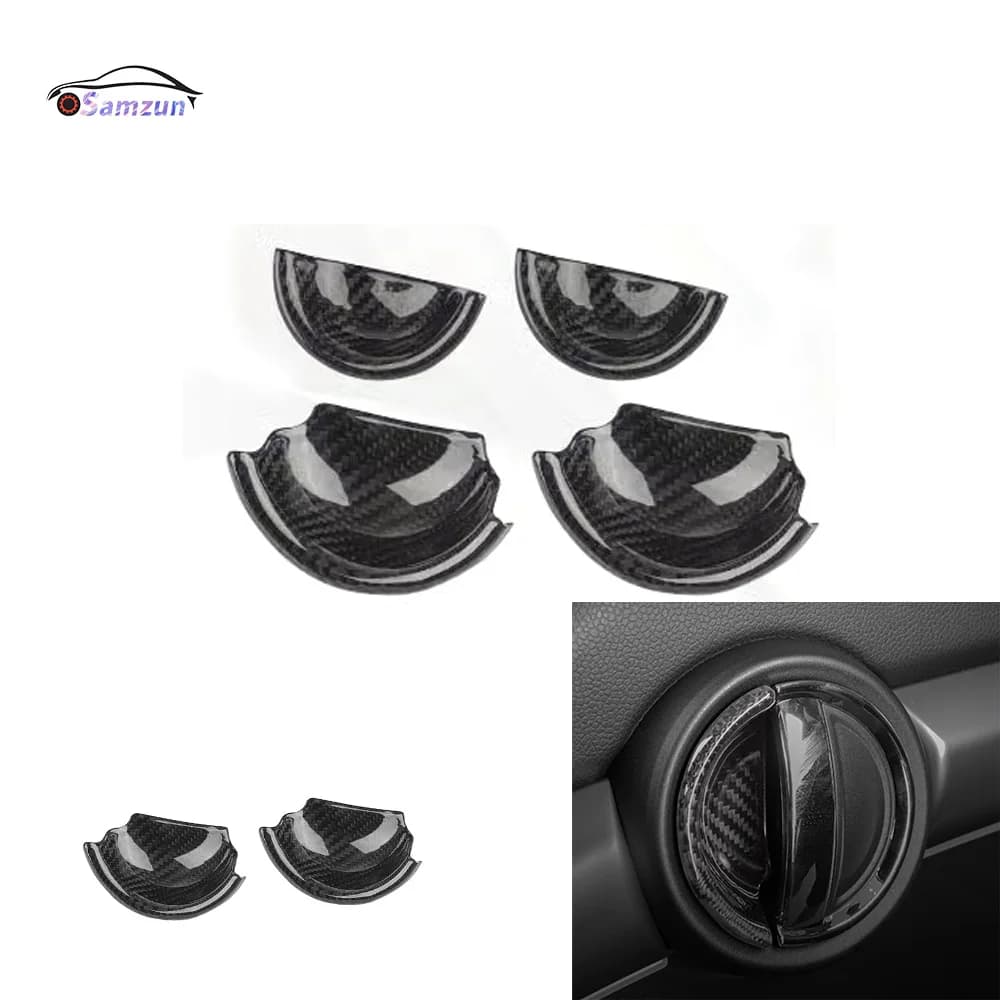 Vera fibra di carbonio per MINI Cooper F54 F55 F56 F57 F60 accessori per la copertura della maniglia della porta interna dell'auto custodia per adesivi con maniglia interna