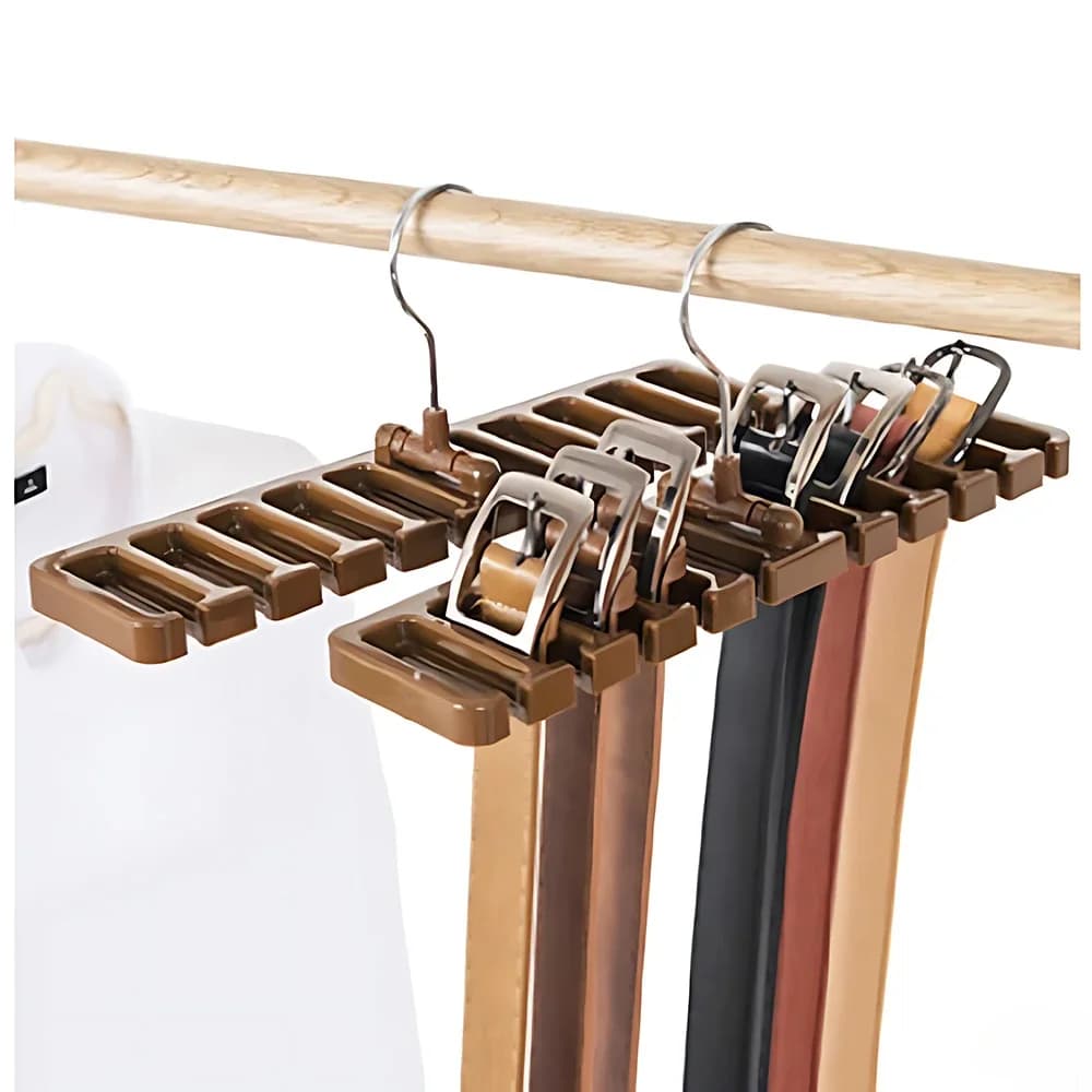 1/3Pcs Multifunctional Belt Organizer Hanging Tie Rack Belt Hanger Clothes Rack Organizer Tie Rack Home Closet Organizer