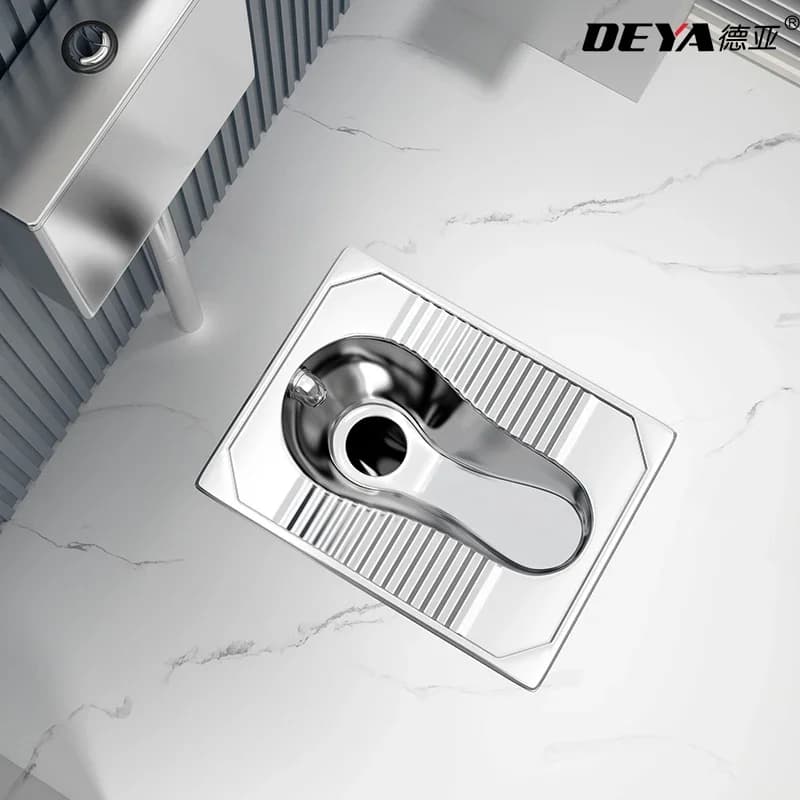Prisoner toilet with 304 stainless steel squat public toilet with squat bar Toilette KTV