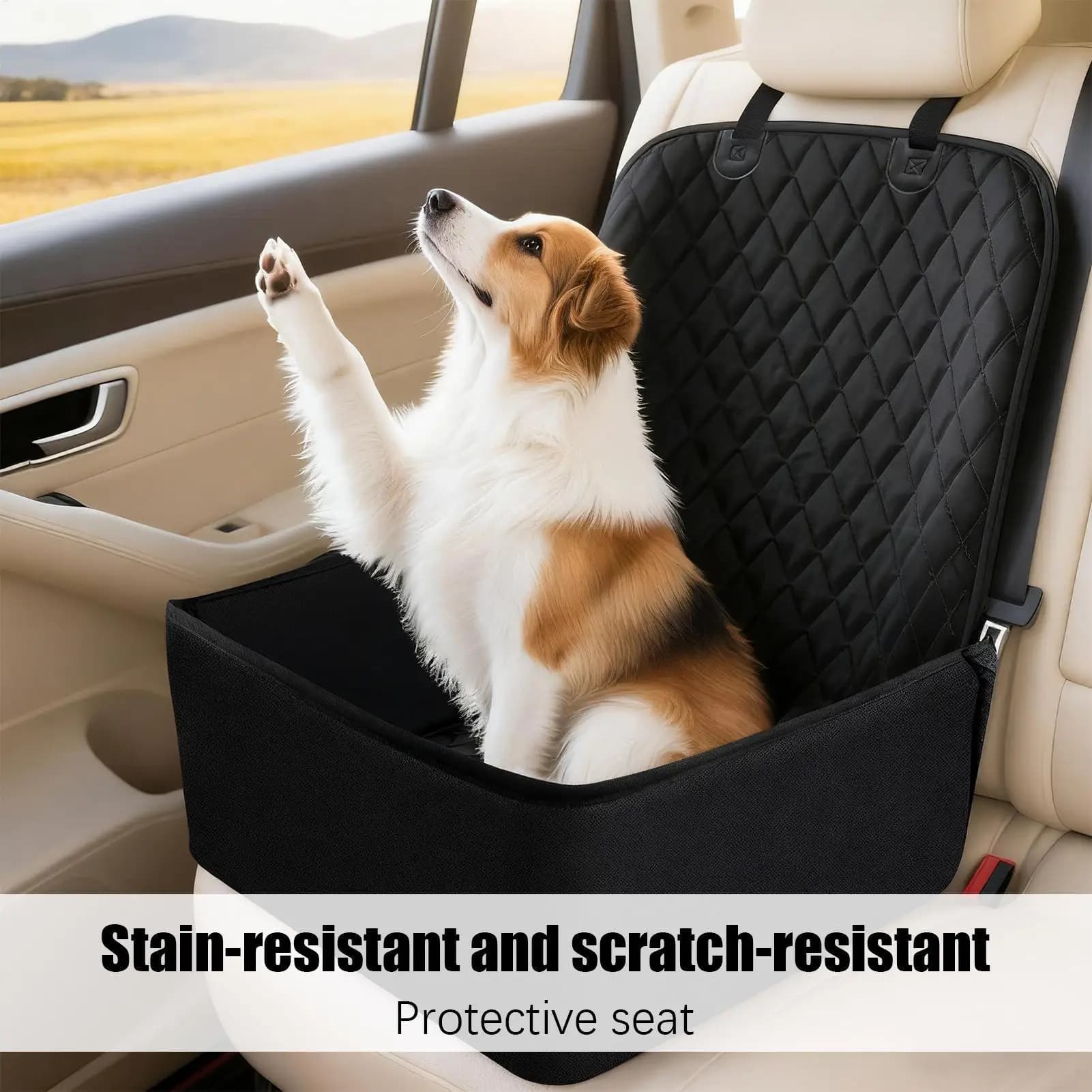 Cuscino Protettivo Impermeabile Grande per Sedile Auto/Camion per Cani e Gatti - Barriera di Sicurezza per Sedile Posteriore SUV