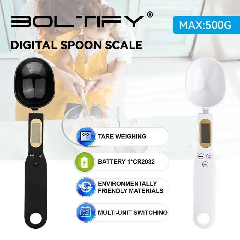 Digital Libra Kitchen Laptop with Cucchiaio LCD dispenser 500g/0.1g, Electronic Instrument for Food Measurement