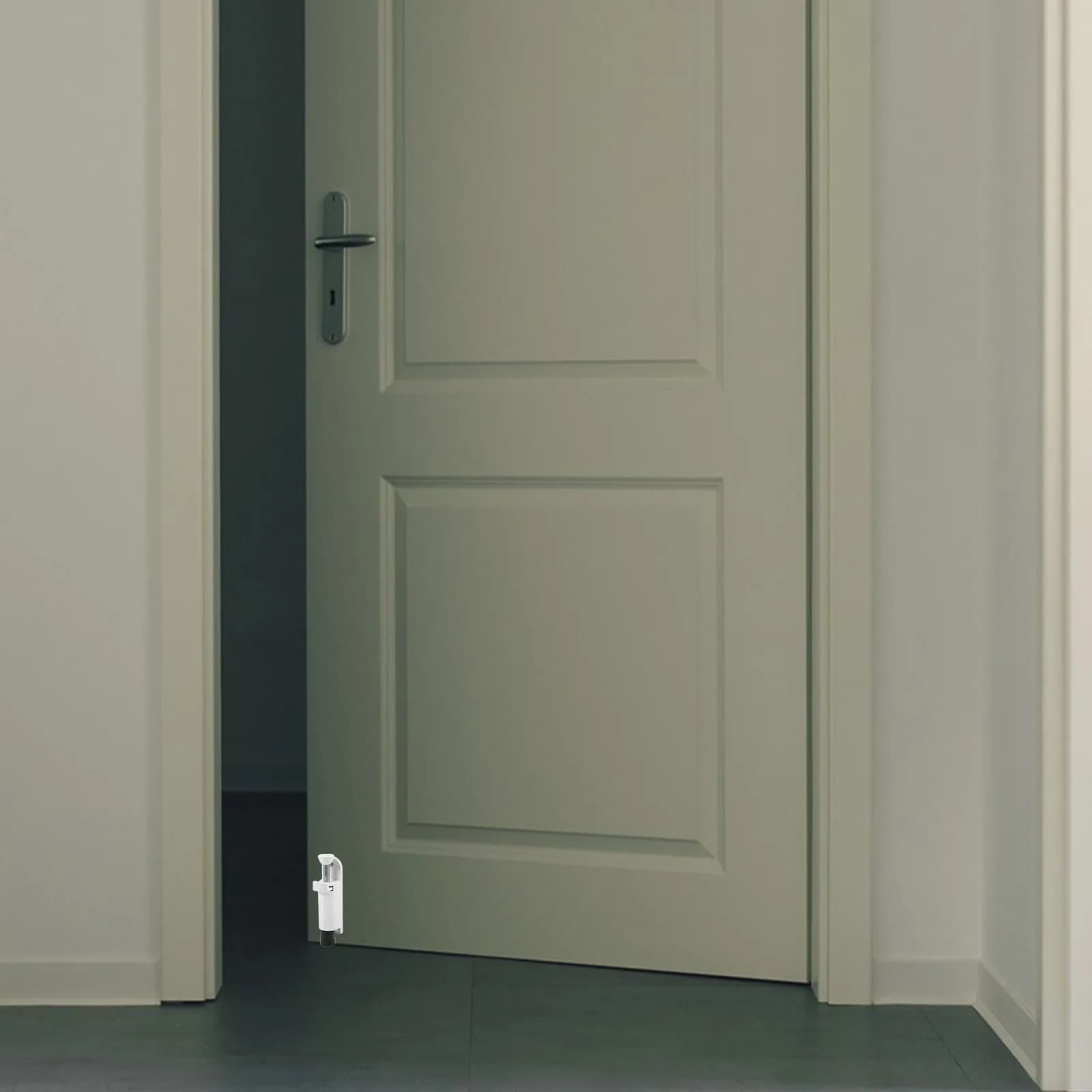 Fermaporta a Pedale Invisibile Resistente, Facile da Installare, per Porte di Casa, Ufficio e Commerciali