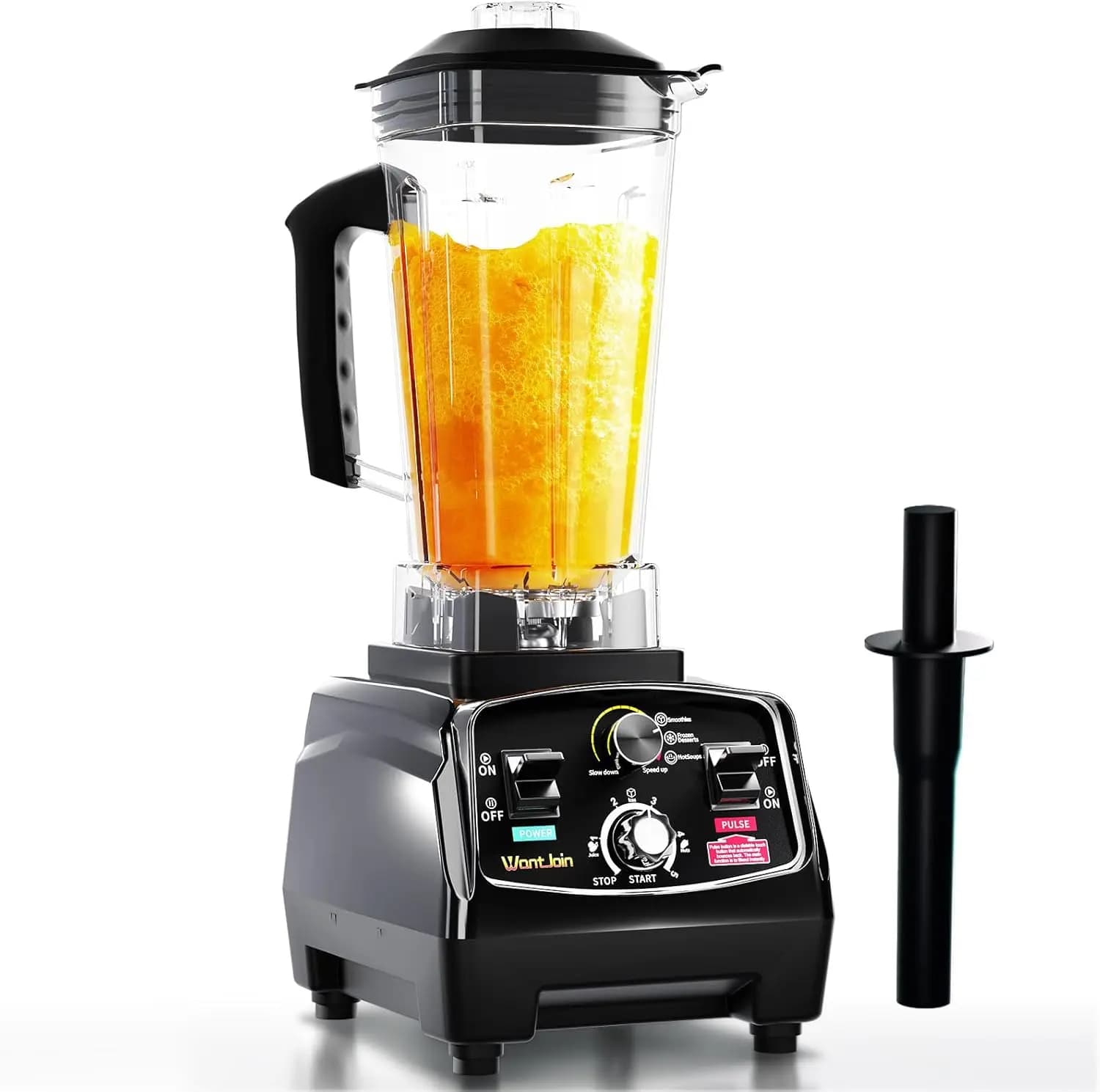 Professional 1800 W blender, 68 ounces ETL certificate, ice and smoothie trite, 2200 ml kitchen blender with timer