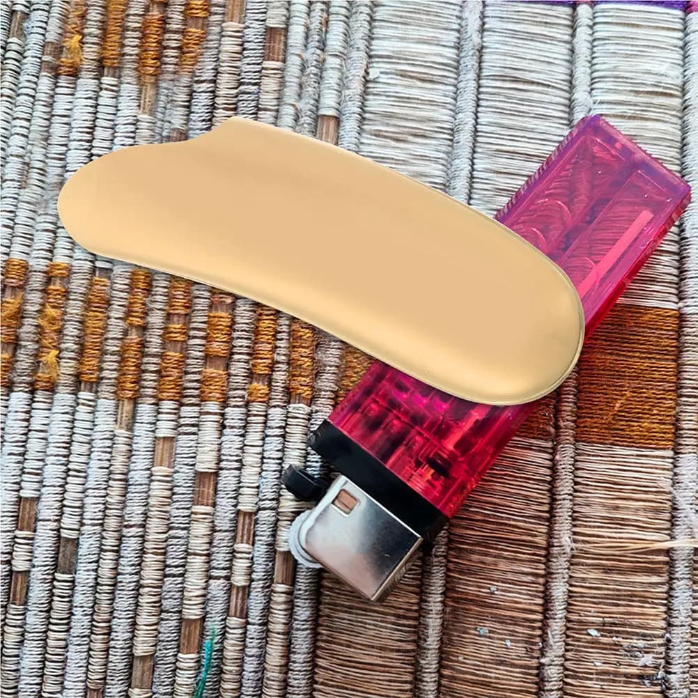 2 Pezzi Custodia Curva Rinforzata per Accendino, Ergonomica in Materiale ad Alta Resistenza, Accessorio Portatile per Viaggi e Uso Esterno