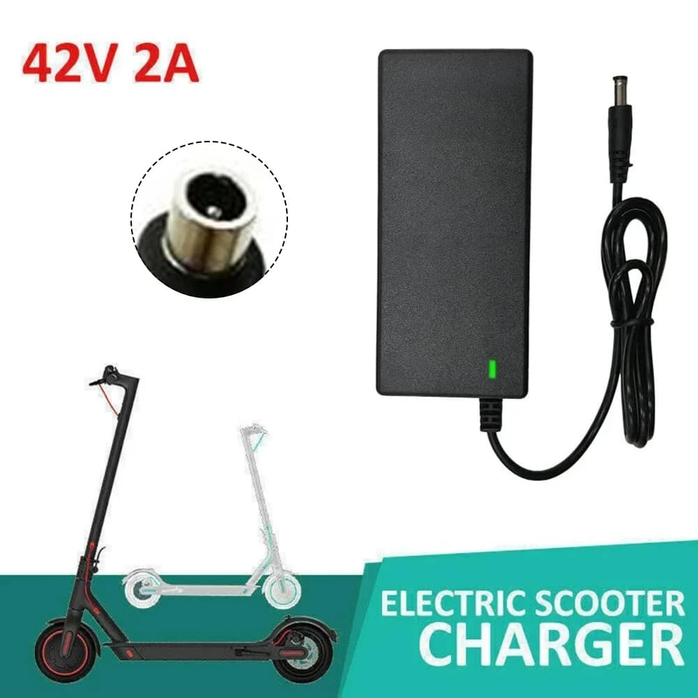 Brand New Adattatore di Alimentazione AC 100-240V Nero DC 42V 2A Accessori Scooter Elettrico Spina US/EU/UK Per Batteria Al Litio 24-36v