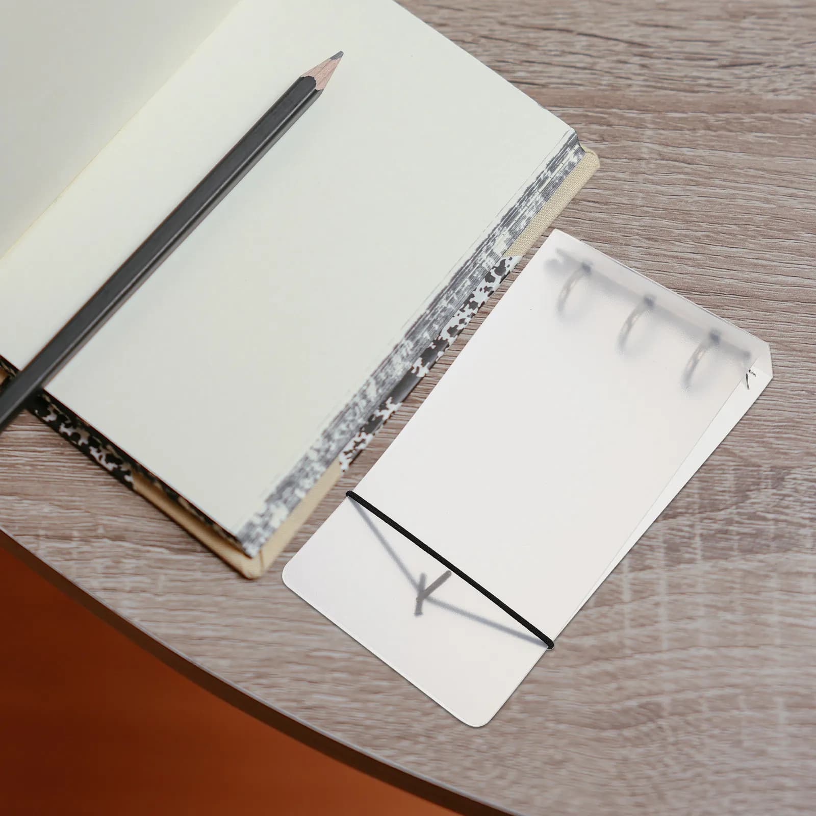 3Pcs Clear Notebook Binder with Replaceable Recycled Inner Core for Diary Travel Journal Planner Study Notes Office School Use