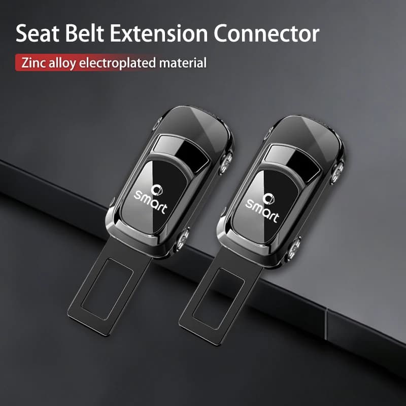 Car Seat Belt Clip Extender Safety Seatbelt Lock Buckle Plug Accessories For Smart Fortwo 451 450 453 Forfour EQ Cabrio