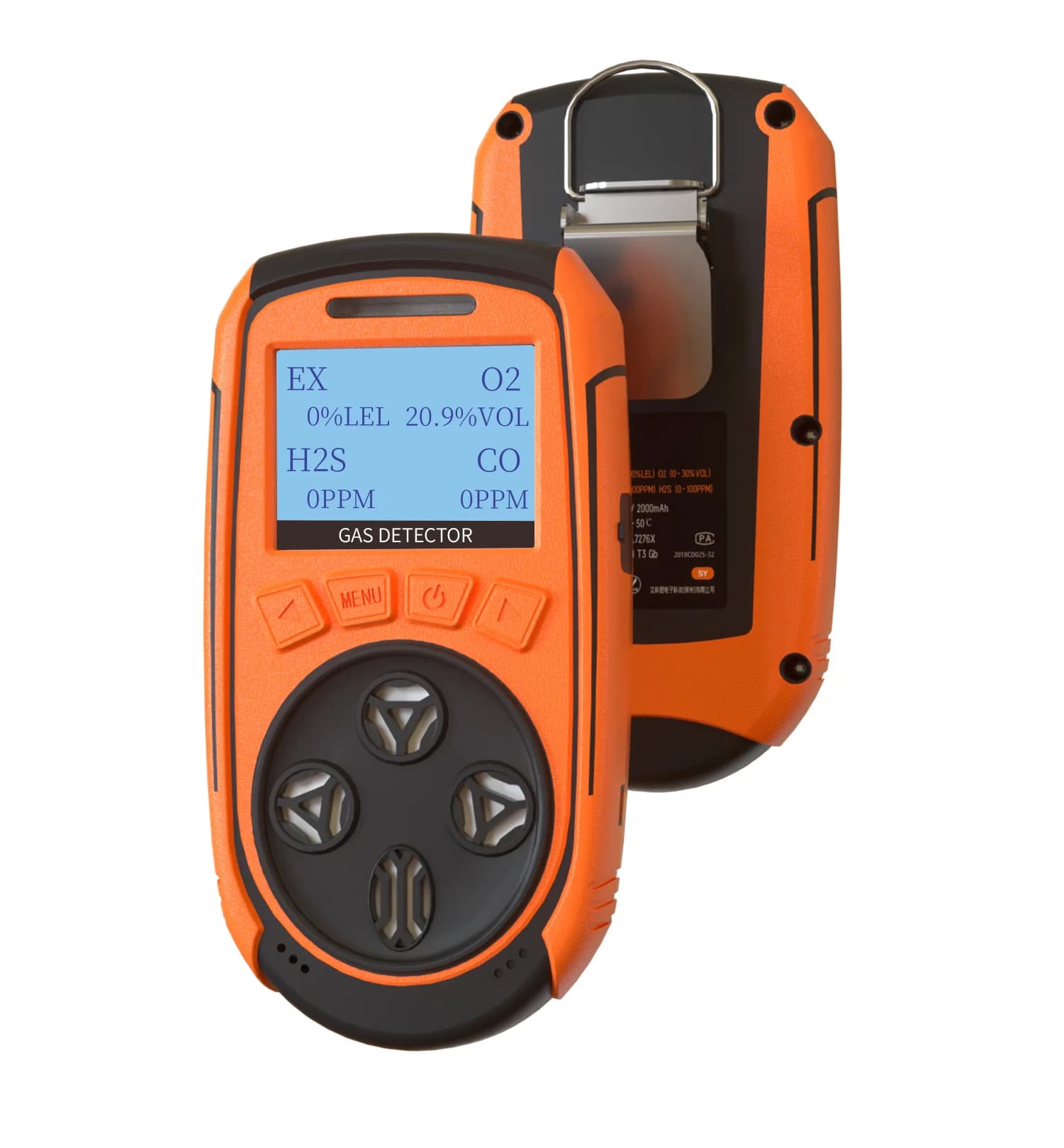 Rilevatore Portatile Multigas Combustibile H2S CO O2 Allarme Monossido di Carbonio Rilevatore di Gas Naturale Misuratore di Ossigeno Analizzatore di Gas H2S LEL