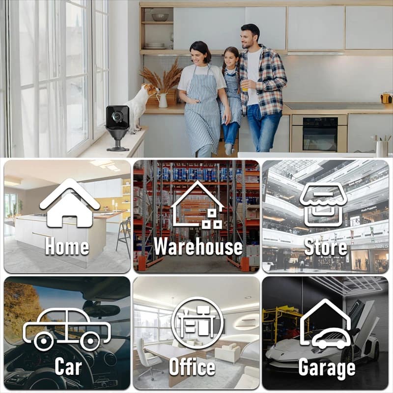 Telecamera di Sicurezza Domestica L29 Wireless WIFI ad Alta Definizione Grandangolare 1080P con Monitoraggio Remoto Interconnesso tramite APP 2026 NUOVA