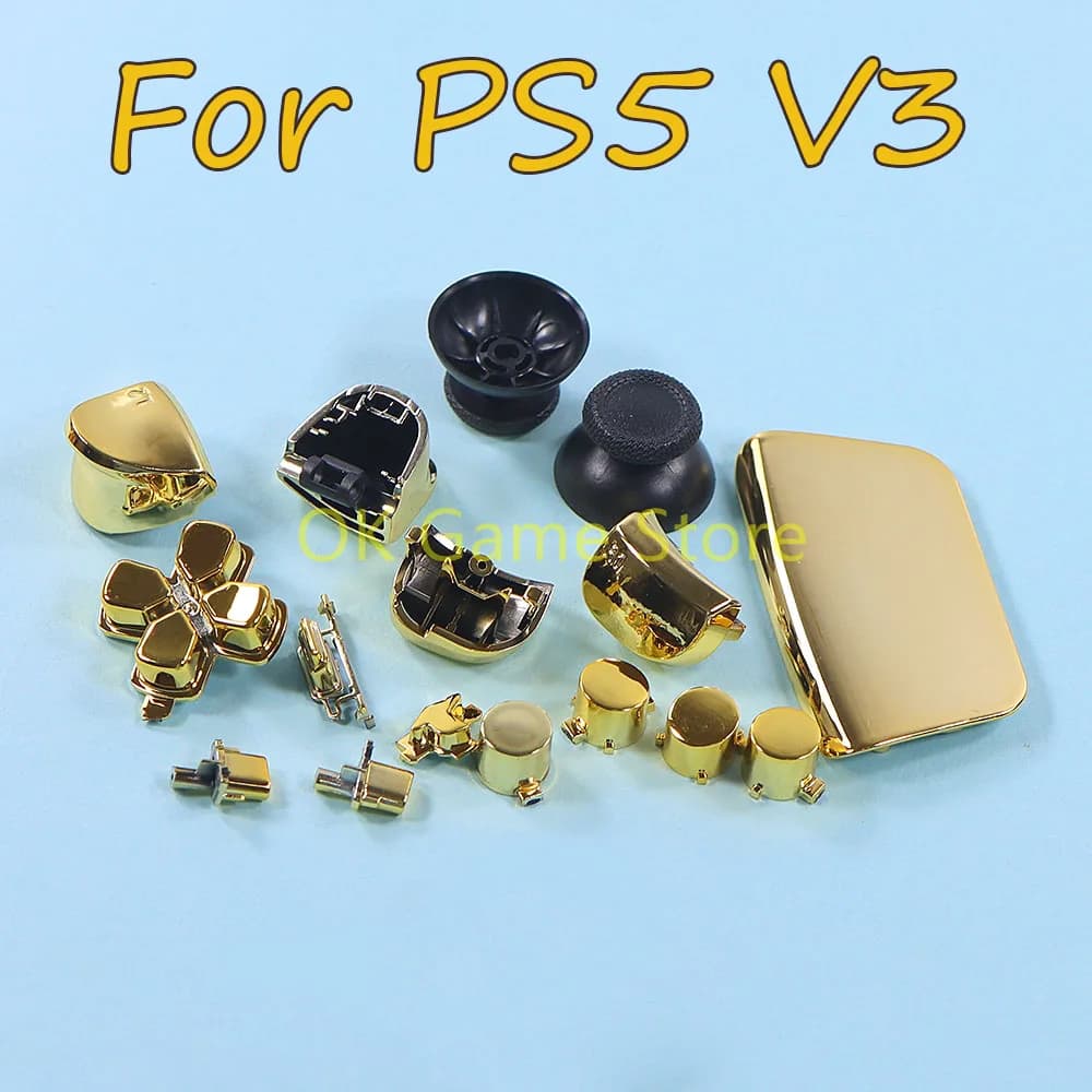 1Set Sostituzione Gamepad Set Completo di Bottoni Per PS5 3.0 Playstation5 V3 Kit di Bottoni Elettrolitici Accessori Controller di Gioco