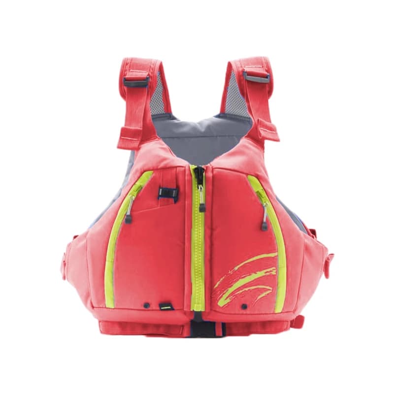 Aiuto alla galleggiamento 50N per bambino adulto 30-100 kg, rosso PFD Vita Pesca Nuoto Kayak Gilet Giacca Adulti con tasca per pagaia Canoa SUP