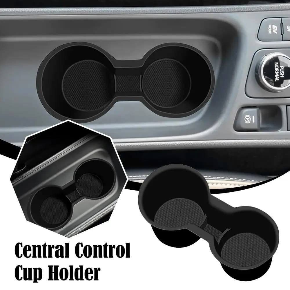 Per Toyota Yaris Auto Silicone Portabicchieri di Controllo Centrale Croce Impermeabile Antipolvere Auto Center Console di Stoccaggio Rack di Accesso G6E6