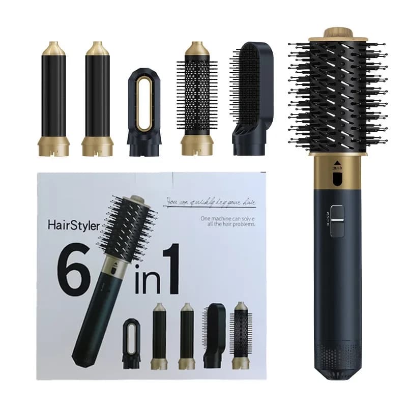 Bestseller 5-in-1: Air Brush Hot Multifunction for curling and smoothing, Hair dryer and Iron