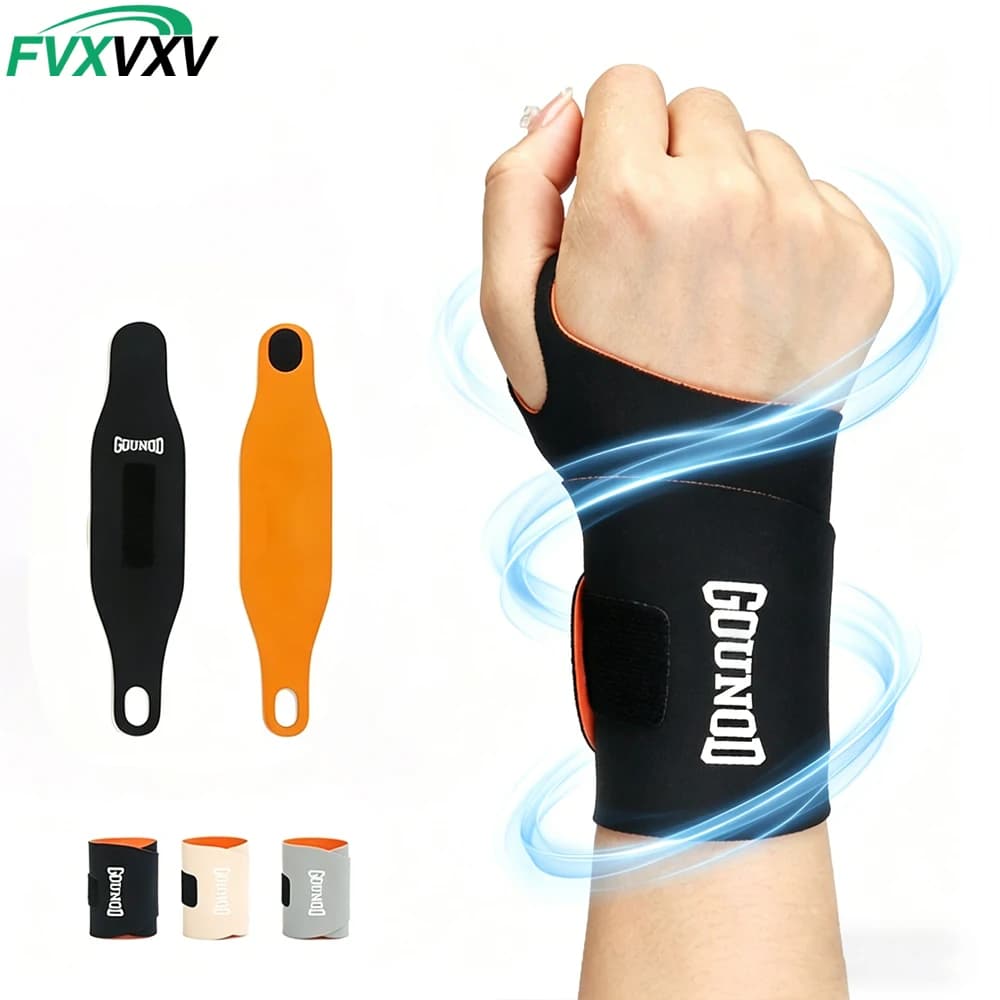 1/2 Pezzi Supporto Elastico Ultra-Sottile per Polso, Fascia Compressiva per Sindrome del Tunnel Carpale, Artrite, Tendinite, Leggero e Confortevole