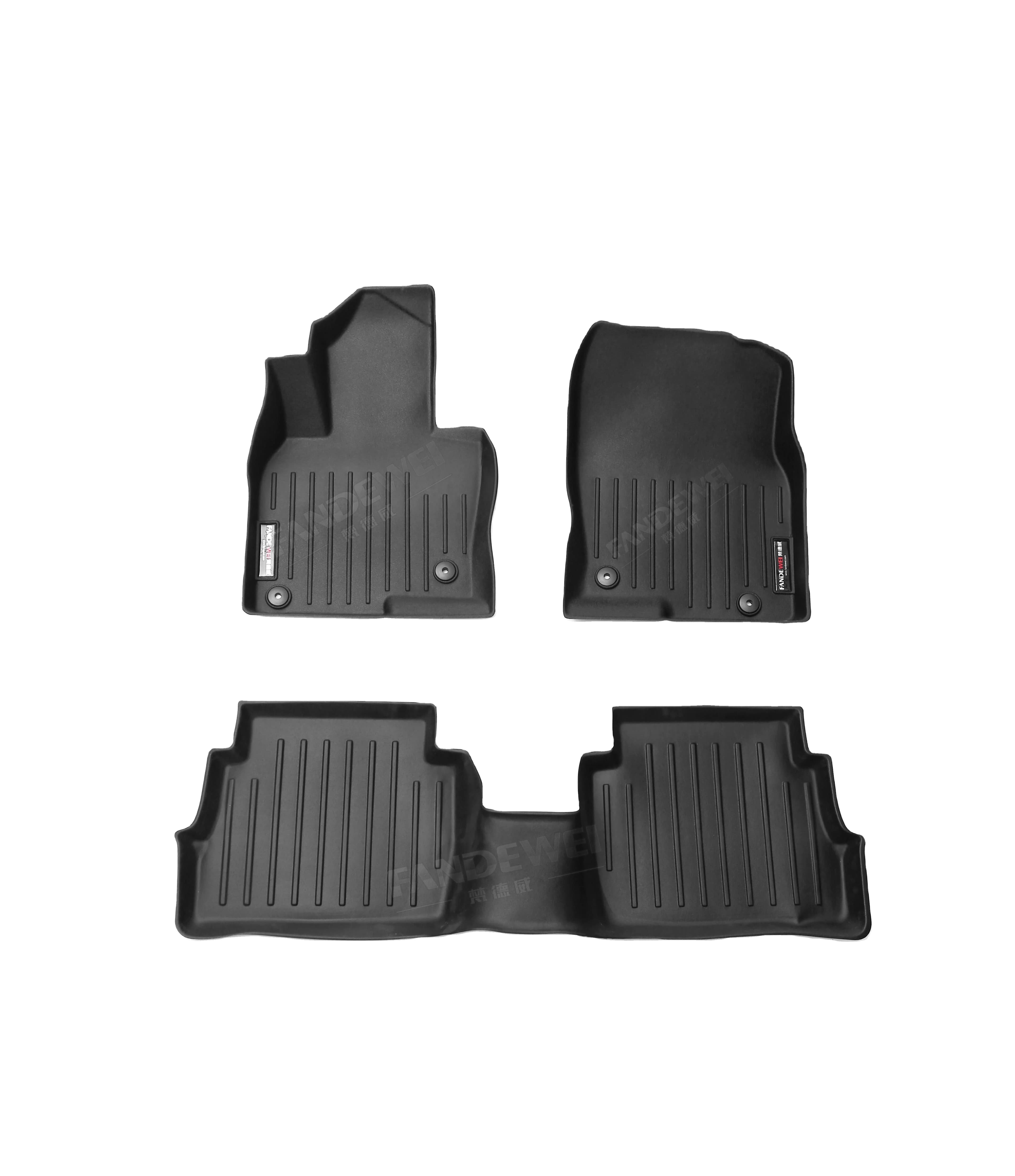 Tappetini Auto 3D in Materiale TPV per Tutte le Stagioni, Impermeabili e Durevoli, Accessori Auto per Mazda CX5