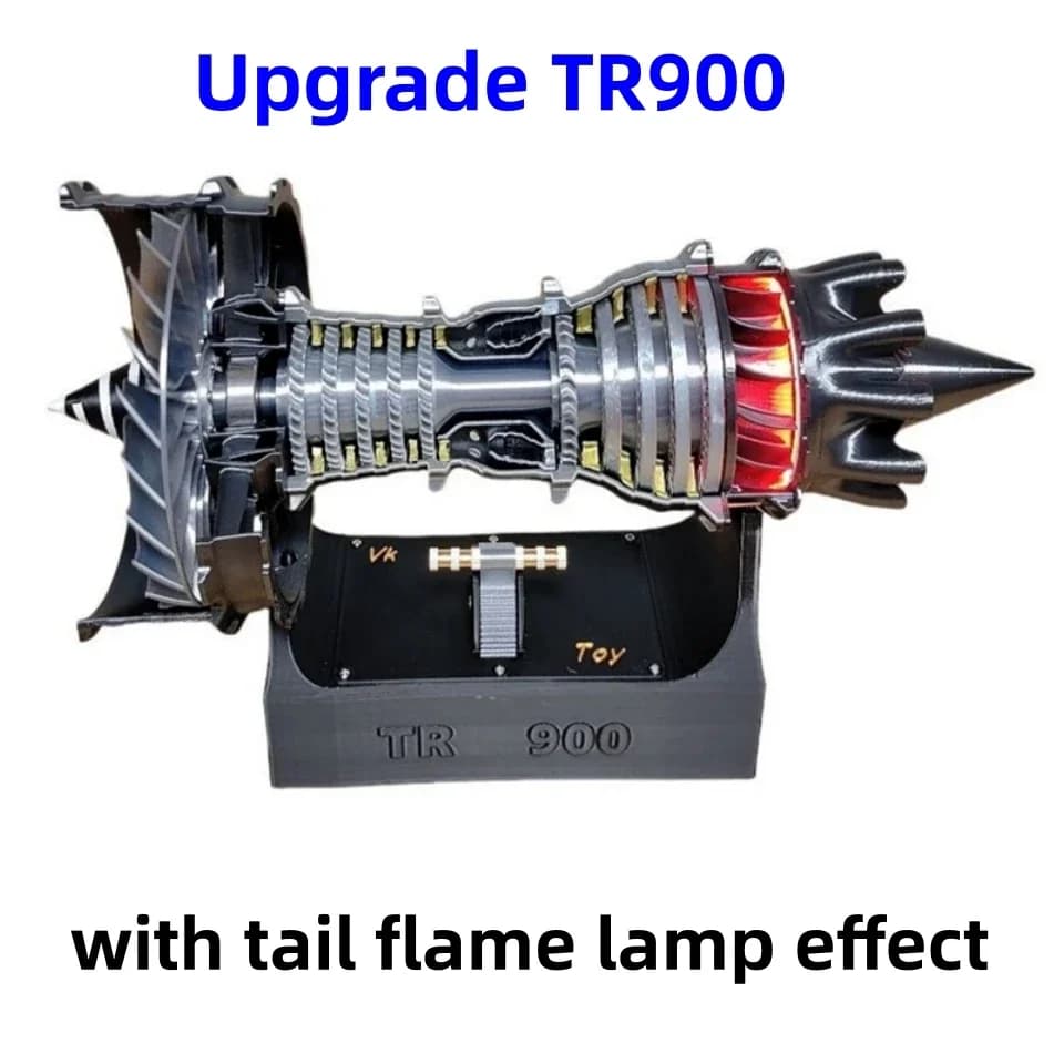 Kit di costruzione di modelli di motori turbofan TR900 per aerei giocattolo di assemblaggio fai-da-te per adulti