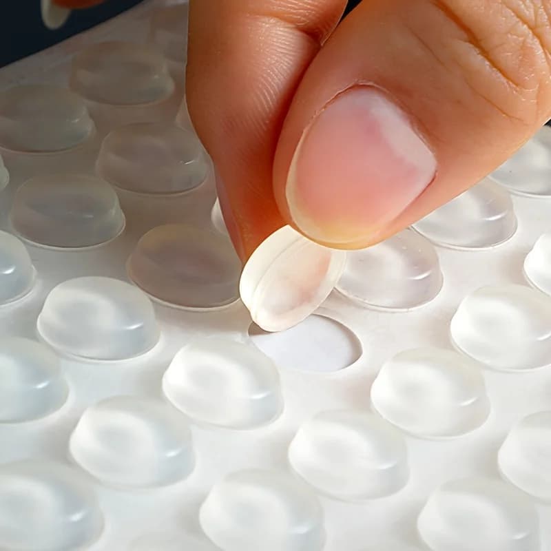 100 pieces soft silicone rubber roller bearings shock absorbers buffer shock pads for silicone furniture bearings