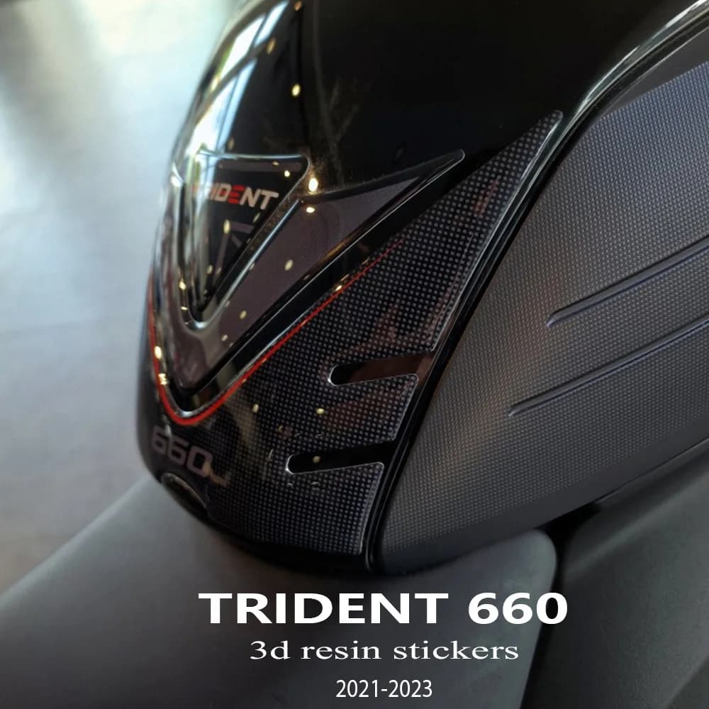 Trident 660 Adesivo 2023 Moto Rilievo del Carro Armato di Protezione Adesivo 3D Gel Epossidico Kit per Trident 660 Trident660 2021-