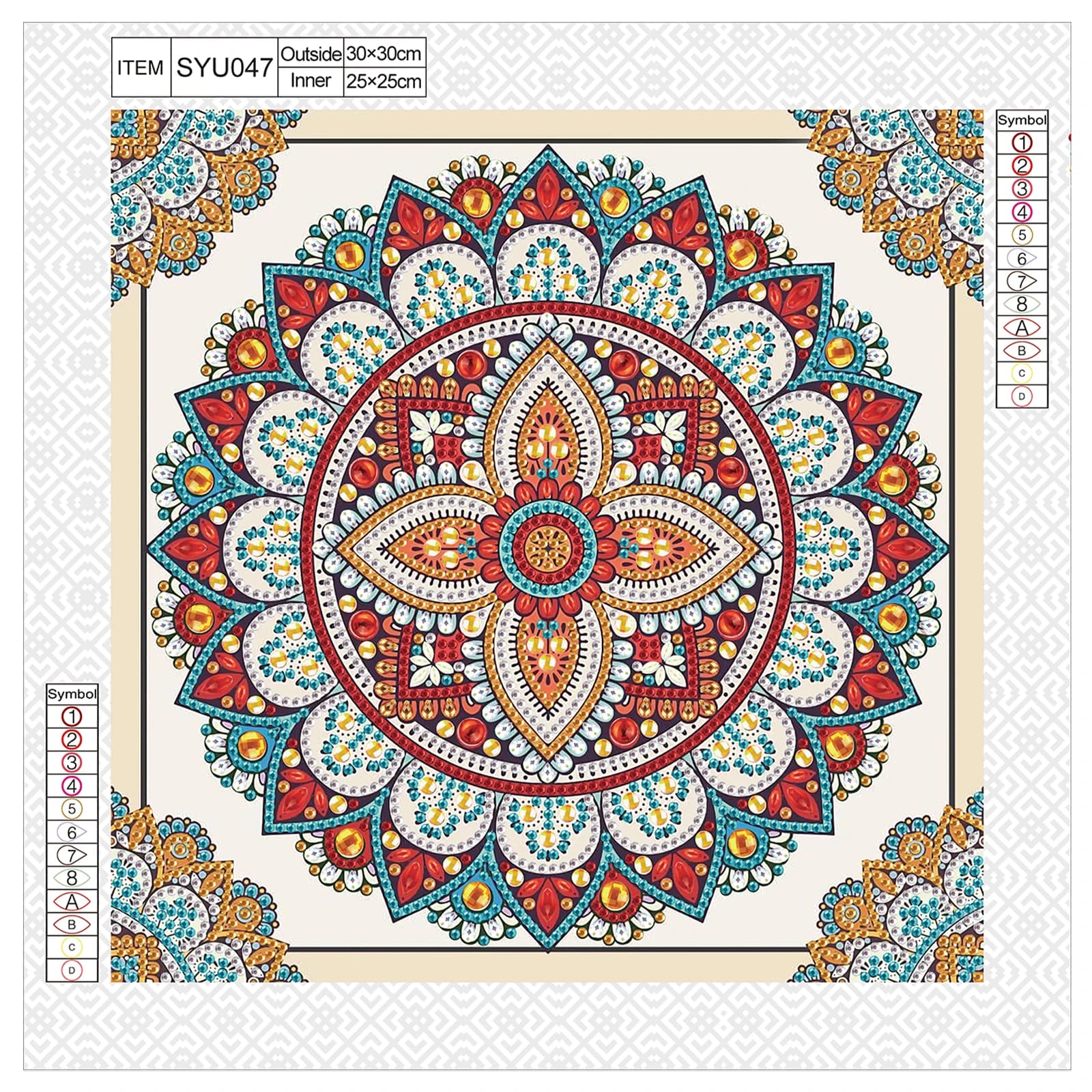 Kit di pittura artistica con diamante a forma speciale di fiore per principianti adulti, kit di forme speciali con diamante di cristallo per regalo di decorazione della parete di casa
