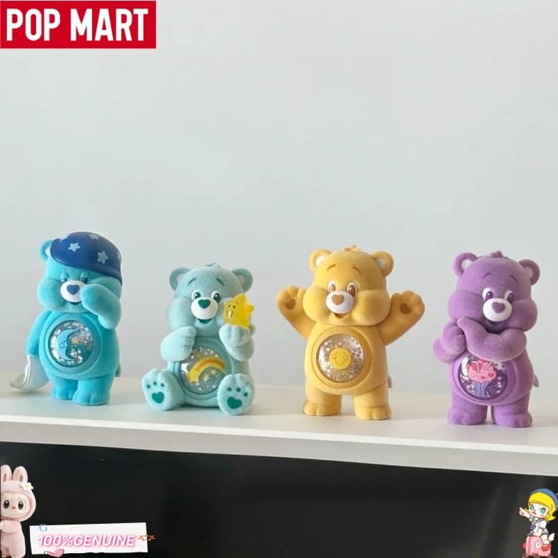 POPMART Care Bears Colorful Hugs Series Blind Box Toys Kawaii Anime Action Figure Scatola a Sorpresa Mystery Box Regalo di Natale