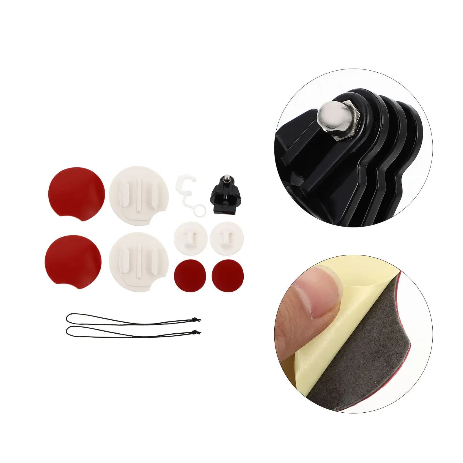 Kit di accessori per il montaggio su tavola da surf, supporto in plastica resistente per action camera su tavole da surf, kayak, stand up paddle board e barche