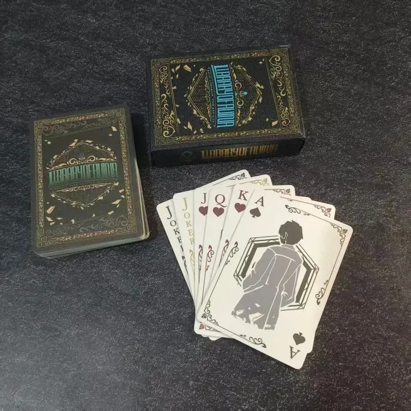 Library Of Ruina Cosplay Game 54pcs Playing Cards Anime Figures Fans Collection small card Accessories Ornament Xmas Gift