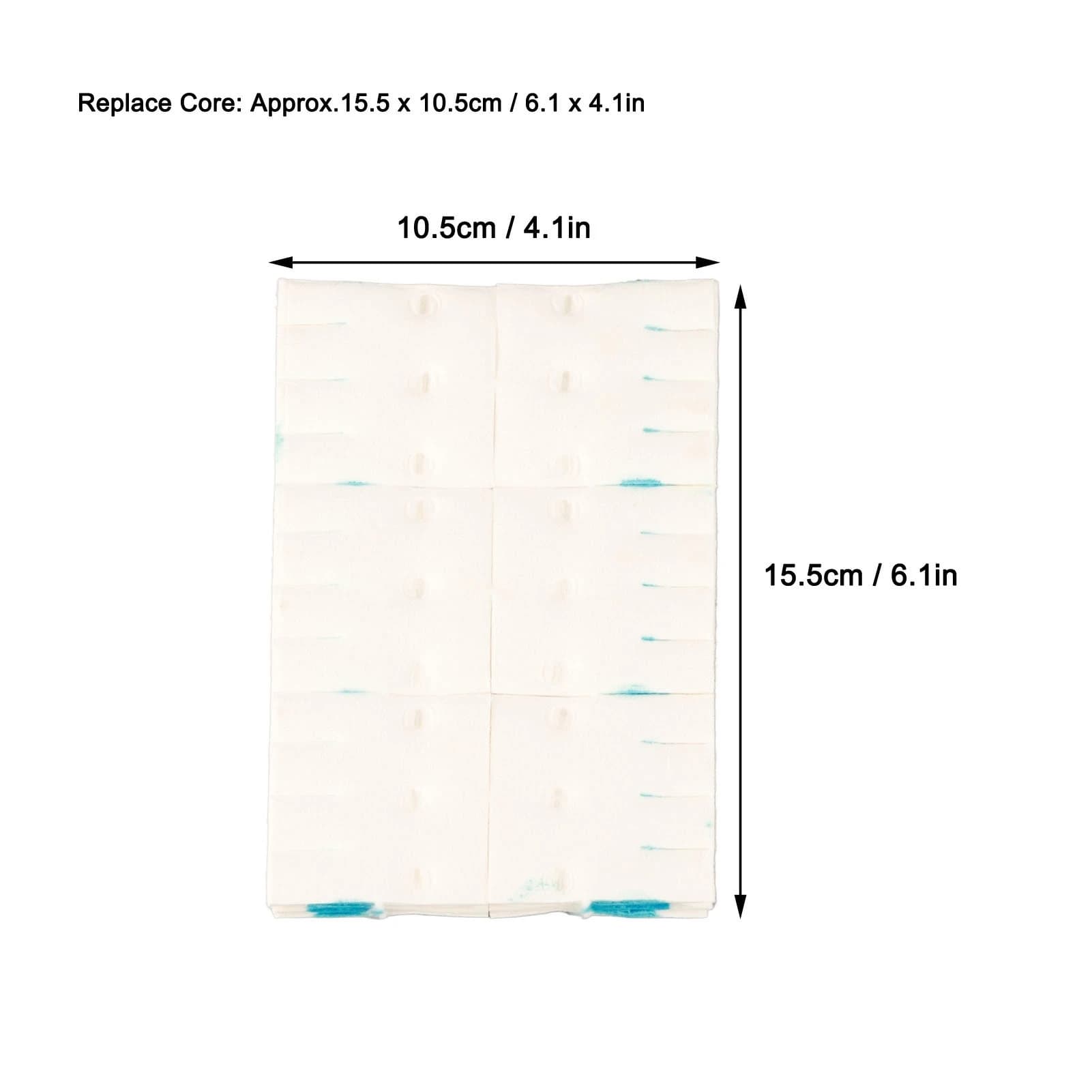 12Pcs Disposable Toilet Brush Replacement Refills for 3061 Toilet Scrubber Wand Refills Supplies Lavender
