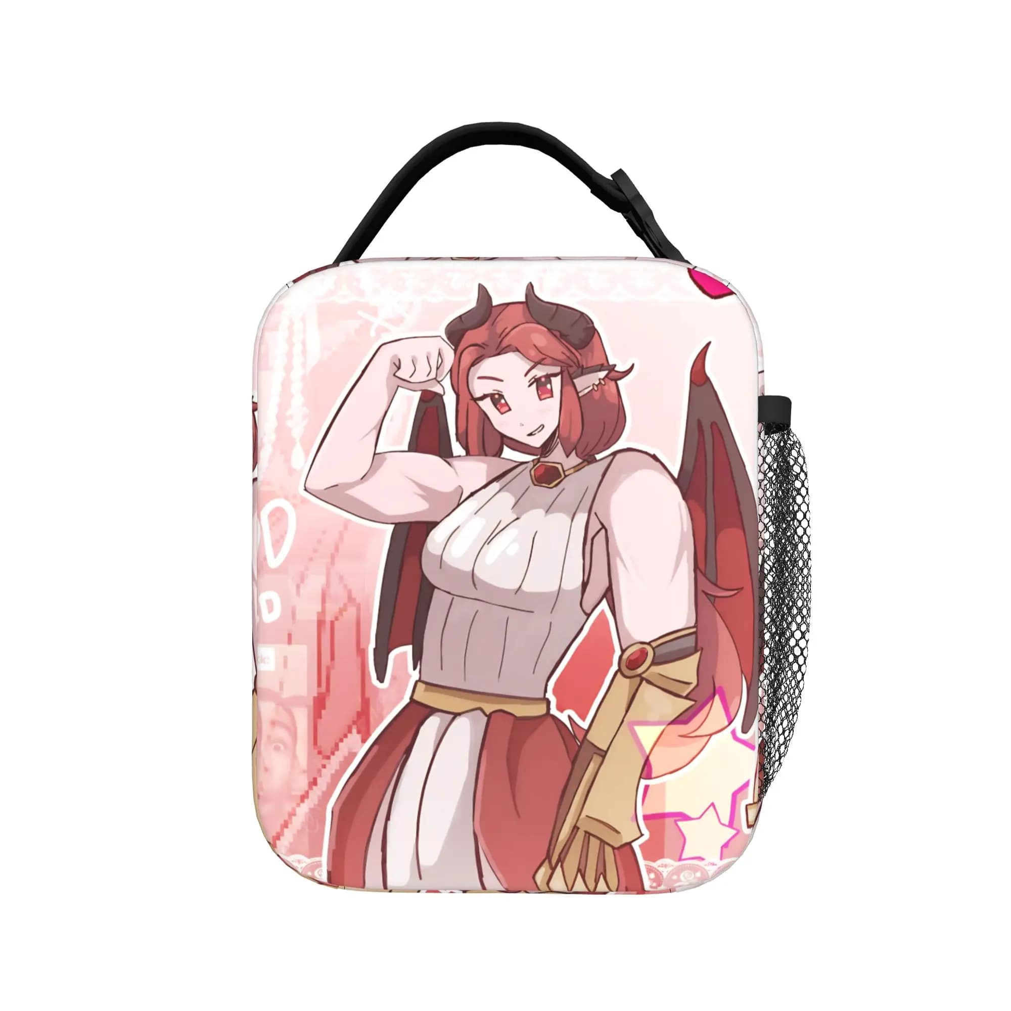 Trickcal C-Chibi Go Games Borsa termica per il pranzo, per picnic, contenitori per alimenti riutilizzabili, borse termiche per uomo e donna
