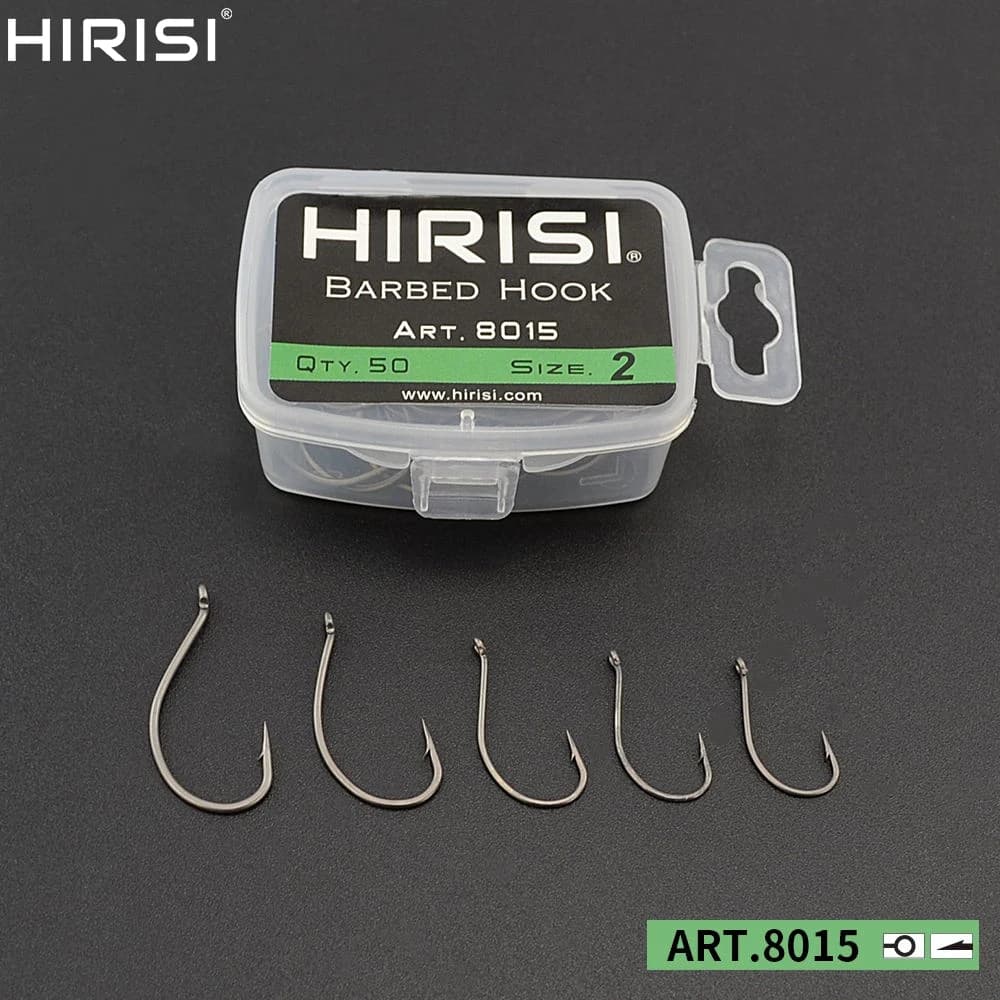 High carbon steel barbed hooks covered by 100 pieces fishing gear accessories 8015 with box