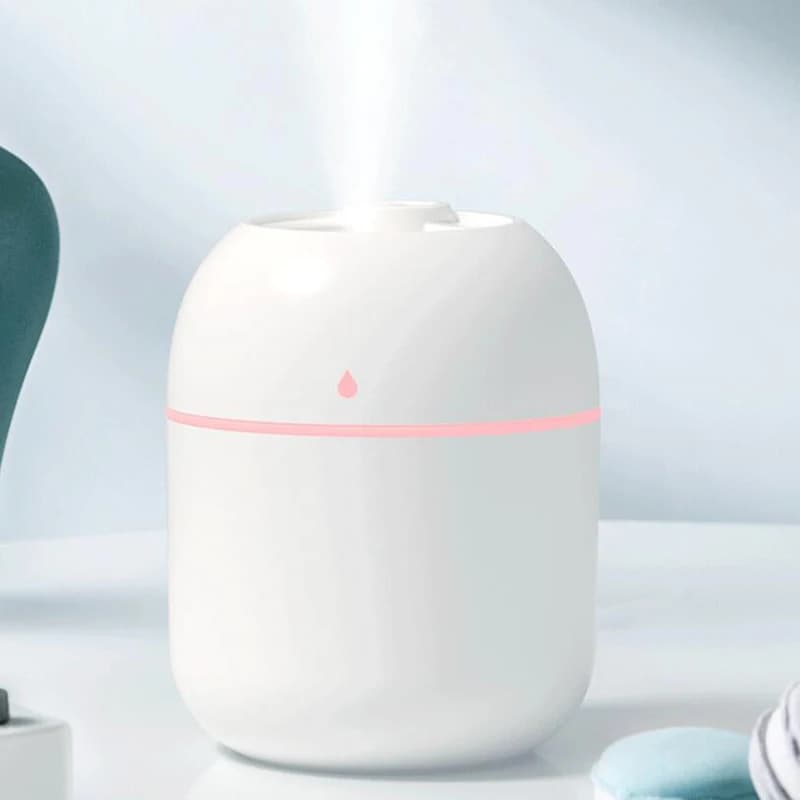 USB Mini Umidificatore Aroma Diffusore di Olio Essenziale Per La Casa Auto Ad Ultrasuoni Mute Mist Maker Diffusore con Lampada di Colore A LED
