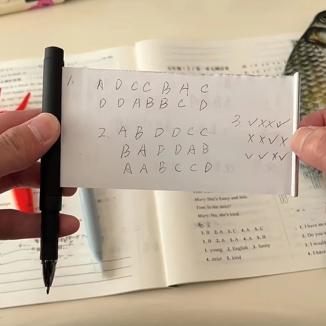 Penna invisibile retrattile da 1 pezzo, facile da usare, uno strumento di scrittura per informazioni segrete con esami e note