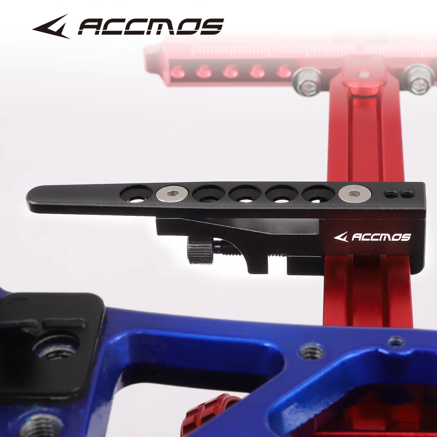 Tiro con l'arco Arco Sight Mount Clicker Extender Supporto base per clicker in lega di alluminio per mirini per arco ricurvo Tiro con arco e frecce