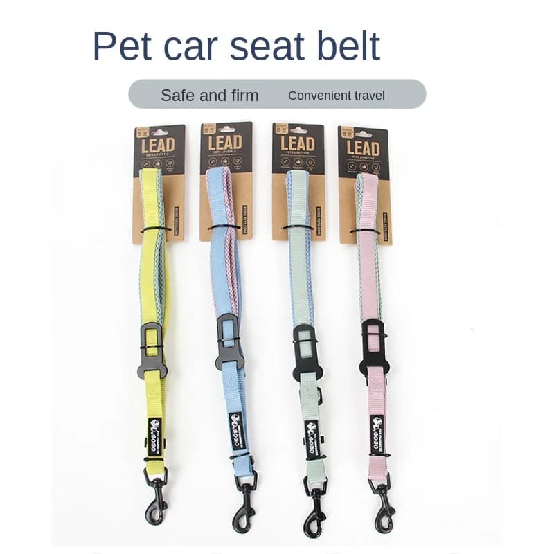 Pet adatto per guinzaglio per cani cintura di sicurezza per auto corda di sicurezza per guida di cani adatta per corda di trazione per guida di gatti corda protettiva fissa