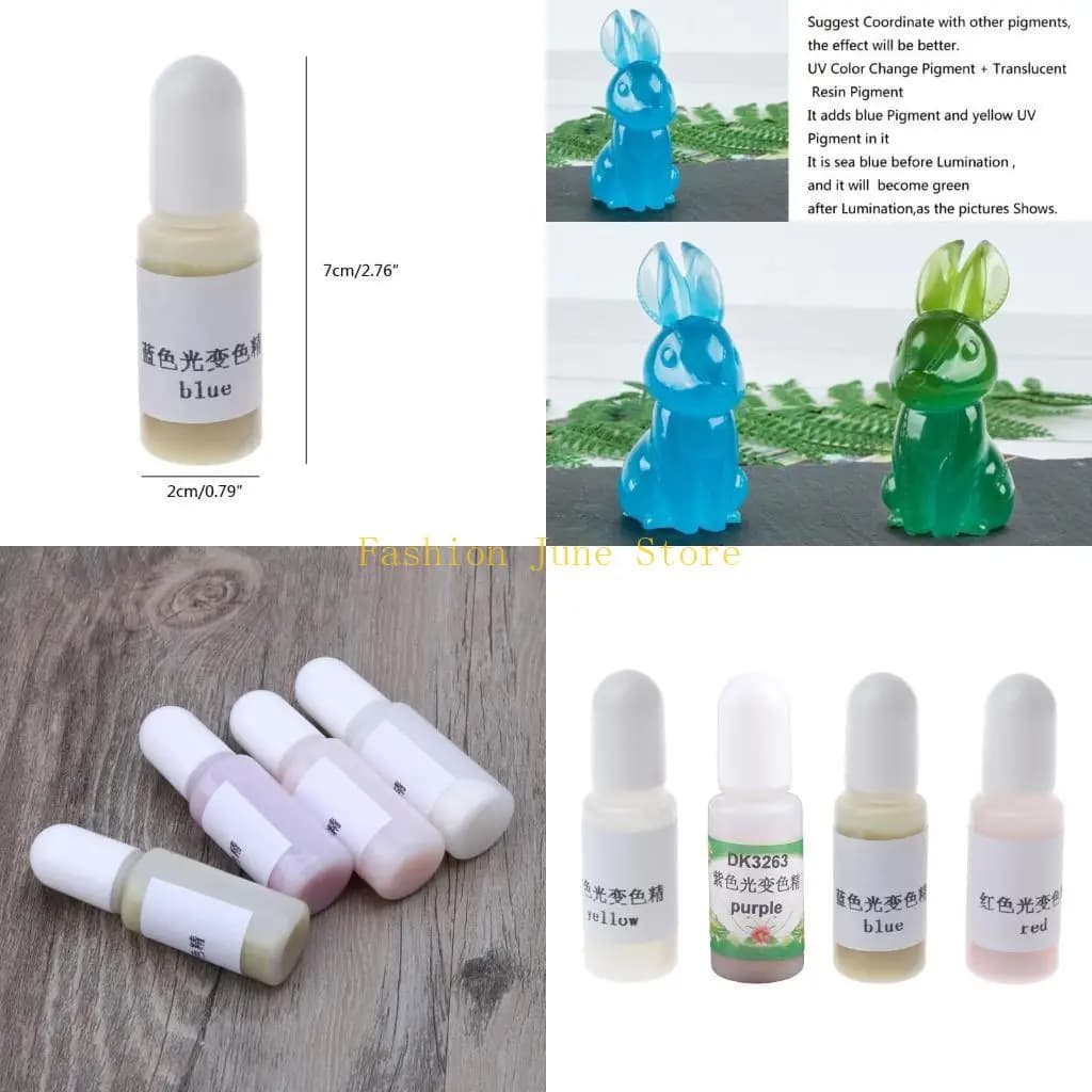 N5KA Liquido Trasparente per Colorazione Resina Colorante Resina Attivata dal Sole per Art P