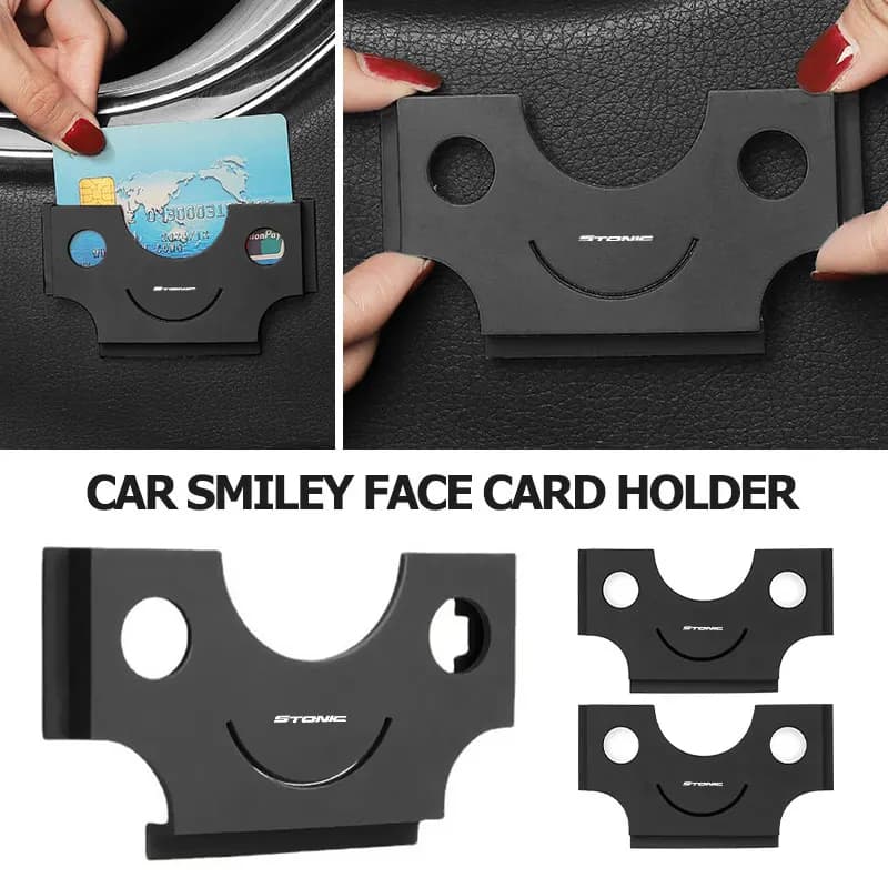 For KIA Car Windshield Label Card Holder Durable ID IC Card Holder Case Ceed Soul Picanto Stonic Venga Sorento Forte
