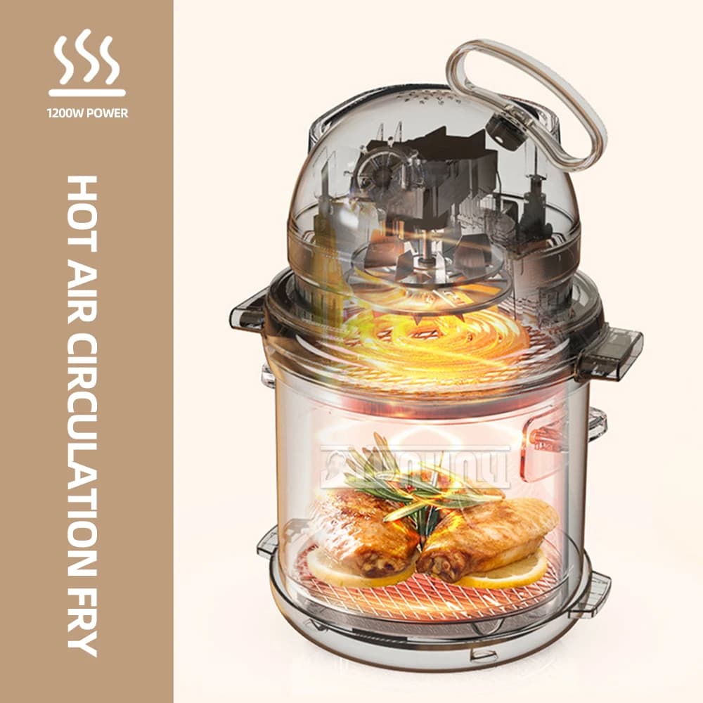 Kitchen Air Fryer Portable Electric Fryer for Home Use Multifunctional Smart Electric Fryer Horno Electrico De Cocina