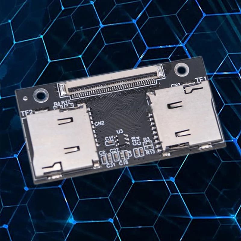 Adattatore per Schede TF Dual, da Doppia Scheda TF a Connessione CE, Adatto per Computer e Console di Gioco