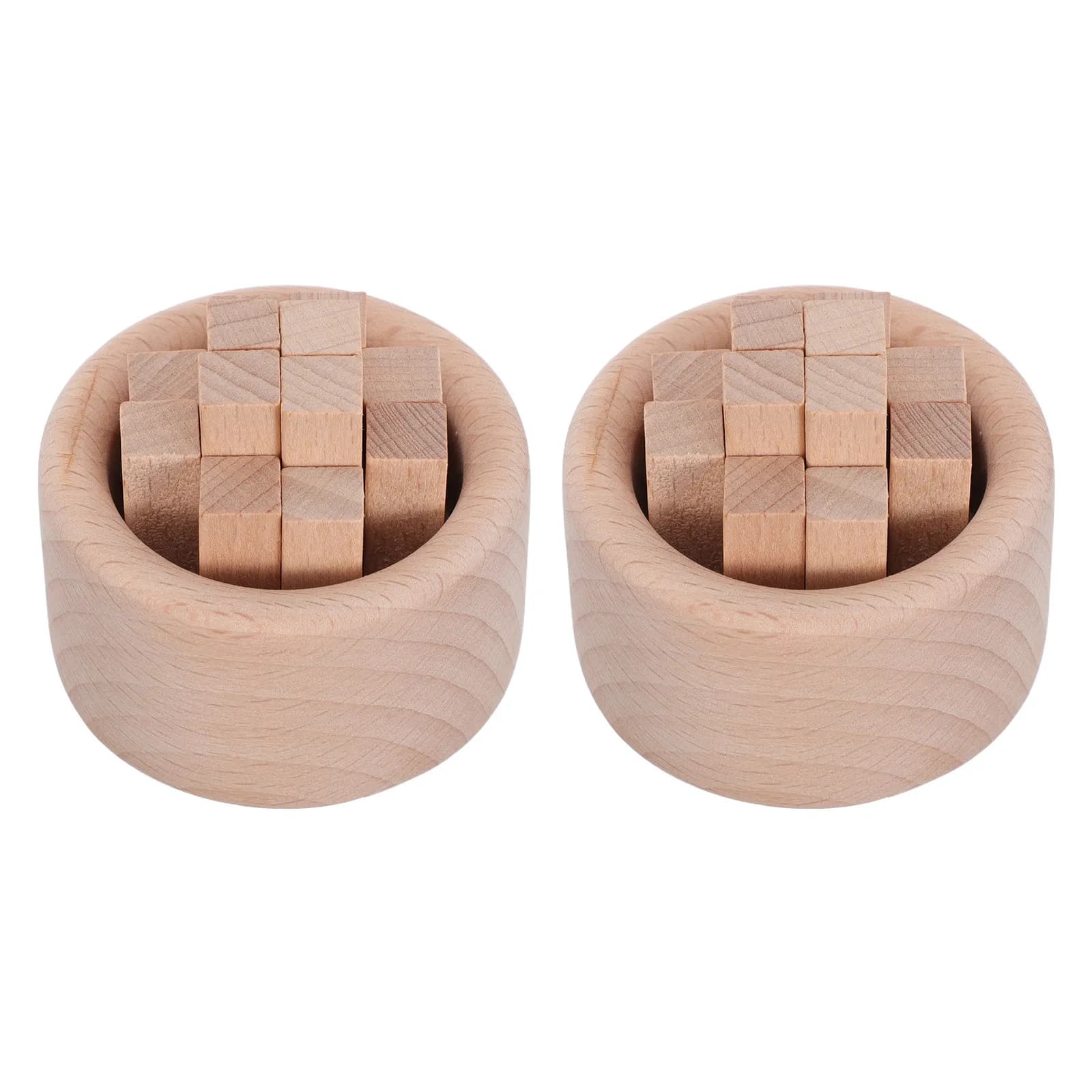 4Pcs Wood Essential Oil Diffusers Compact Cylindrical Design Minimalist Air Fresheners for Home Bedroom Office Yoga Natural