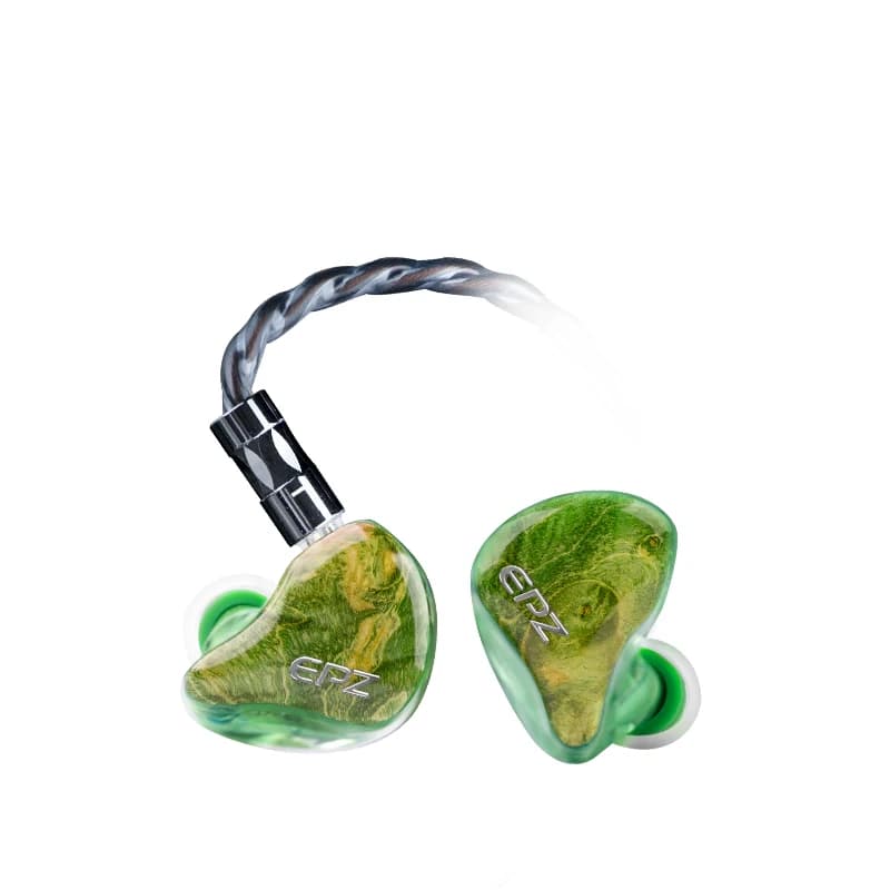 K5 1DD+4BA HiFi Wired In-Ear Earphones Gaming Music Headphones - 3-in-1 2.5mm 3.5mm 4.4mm Plugs, 0.78mm 2Pin Detachable Cable