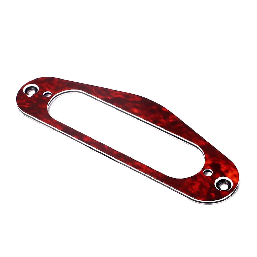 3Pcs Guitar Pickup Frame Single Coil Humbucker Mounting Ring 15Mm Inner Hole Tl Style Electric Guitar DIY Parts Dark Red
