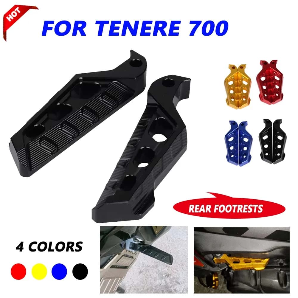 Tenere700 Pedane Pedane Posteriori Poggia Pedane Passeggero Per Yamaha Tenere 700 T7 2019 -2024 Accessori Moto