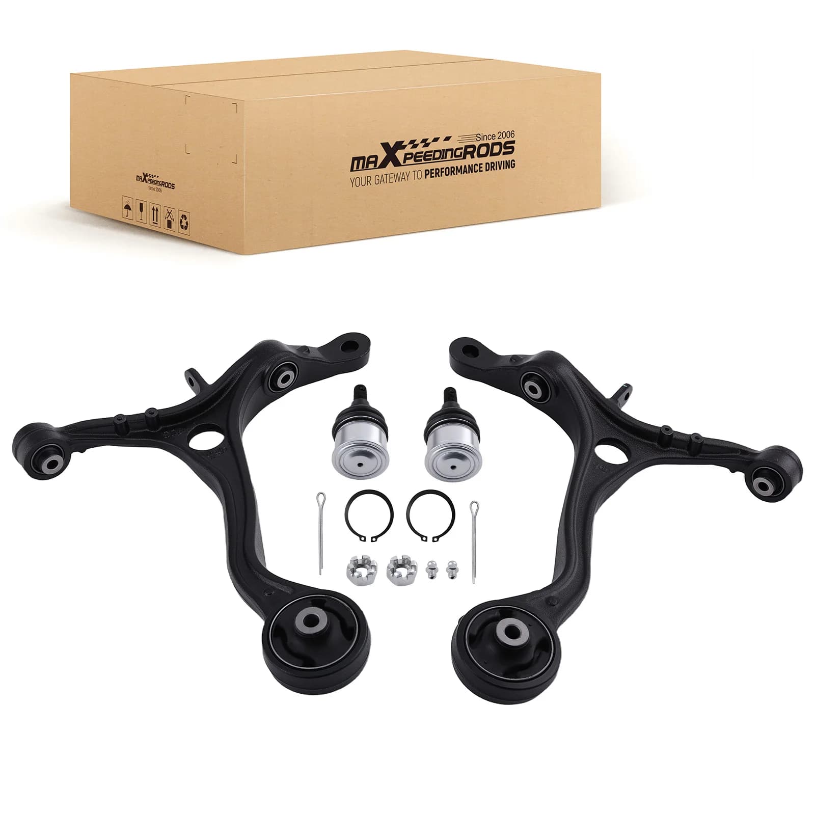 Set di Bracci di Controllo Inferiori Anteriori con Giunto Sferico Sinistro e Destro per Acura TSX 2009-14