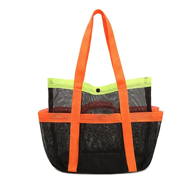 Transparent Large Capacity Laundry Storage Bag Fitness Organizer Swimming Bag Mesh Beach Bag for Clothing Storage And Organizati