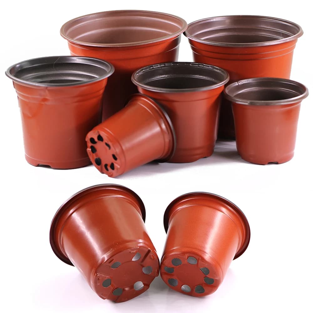 6 size container for flower invading pot for plants flower pot garden nursery seeds starting container for light breathable vegetables