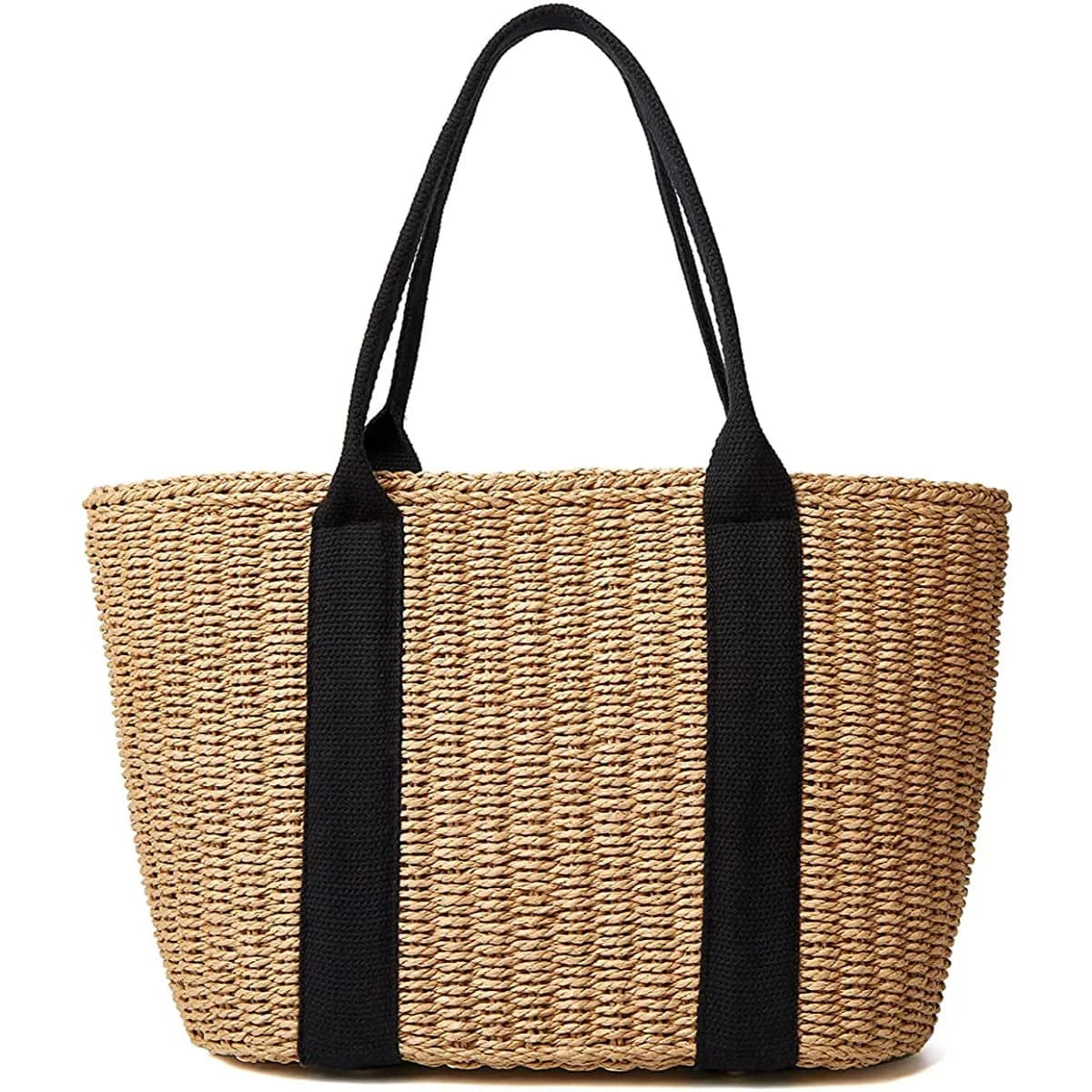 Borsa Tote da donna in paglia alla moda borse in tessuto di Rattan di design di lusso borsa a tracolla da viaggio Shopper fatta a mano borsa da spiaggia Casual 2023 nuova