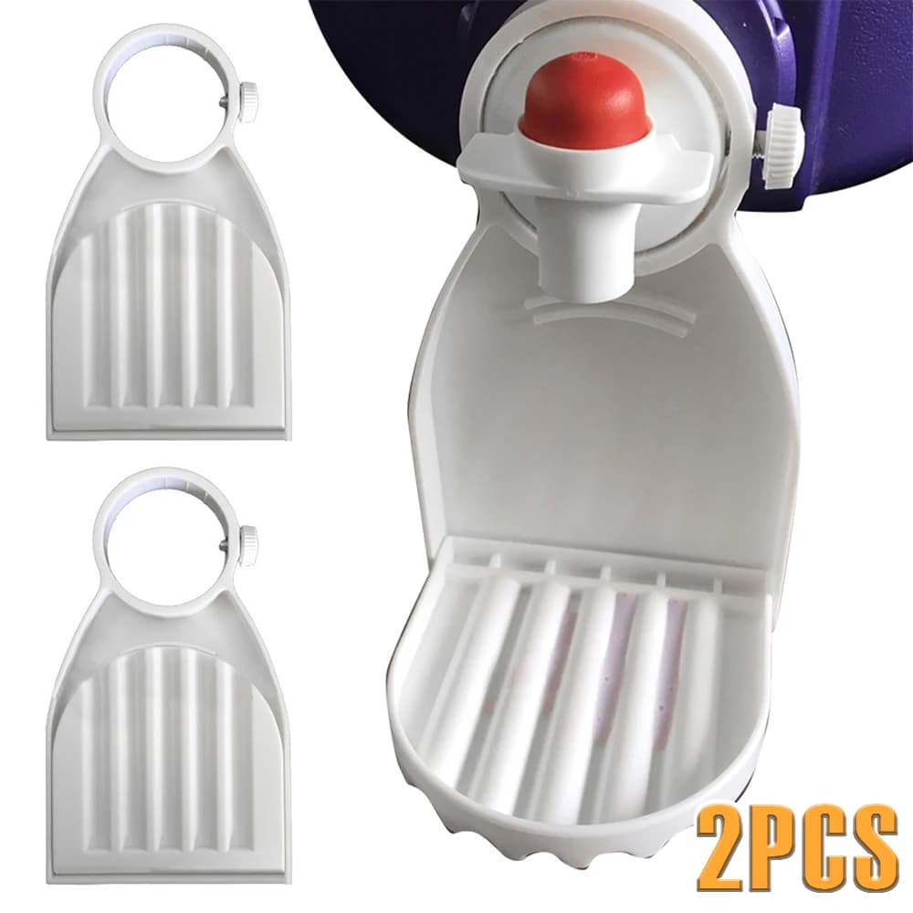 2Pcs Laundry Detergent Cup Holder Foldable Thickened Washing Liquid Cup Holder Drip Detergent Dispenser Laundry Room Tidy Gadget