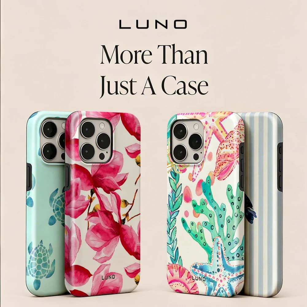 Watercolor Magnolias Phone Case for iPhone 17 16e 16 15 14 13 12 11 Air Pro Max Plus Luxury Double-layer LUNO