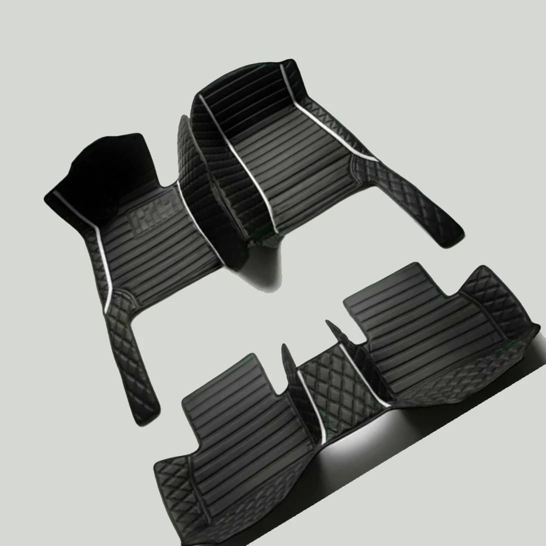 Tappetini per auto personalizzati impermeabili in pelle PU 3D per Hyundai Accent Verna Solaris Tappeti per auto Accessori Fodere per pavimenti